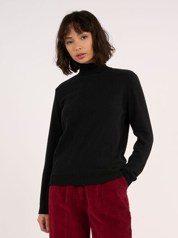 KnowledgeCotton Apparel Pullover i sort: forside