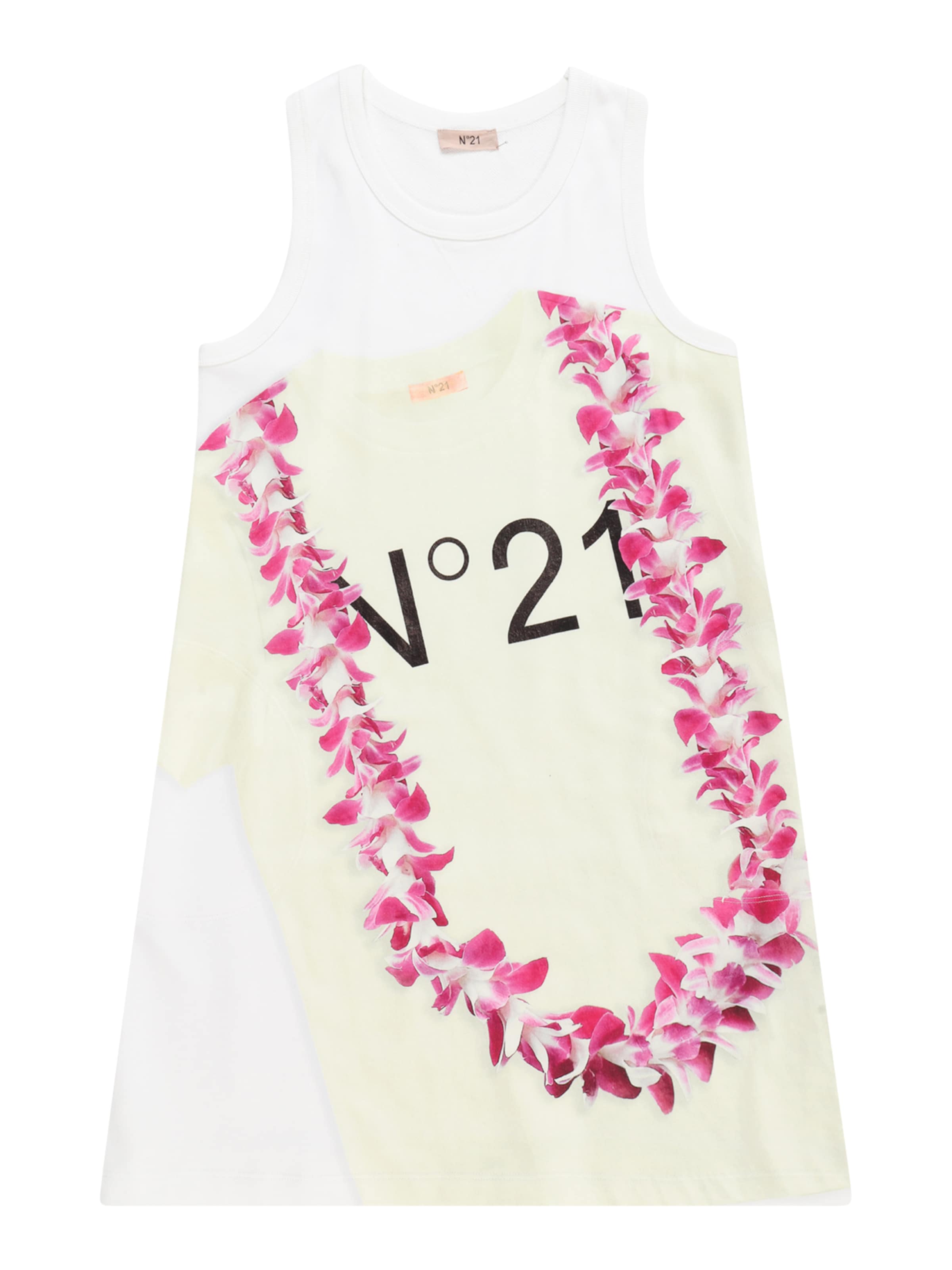 N°21 - Vestido en blanco: frente