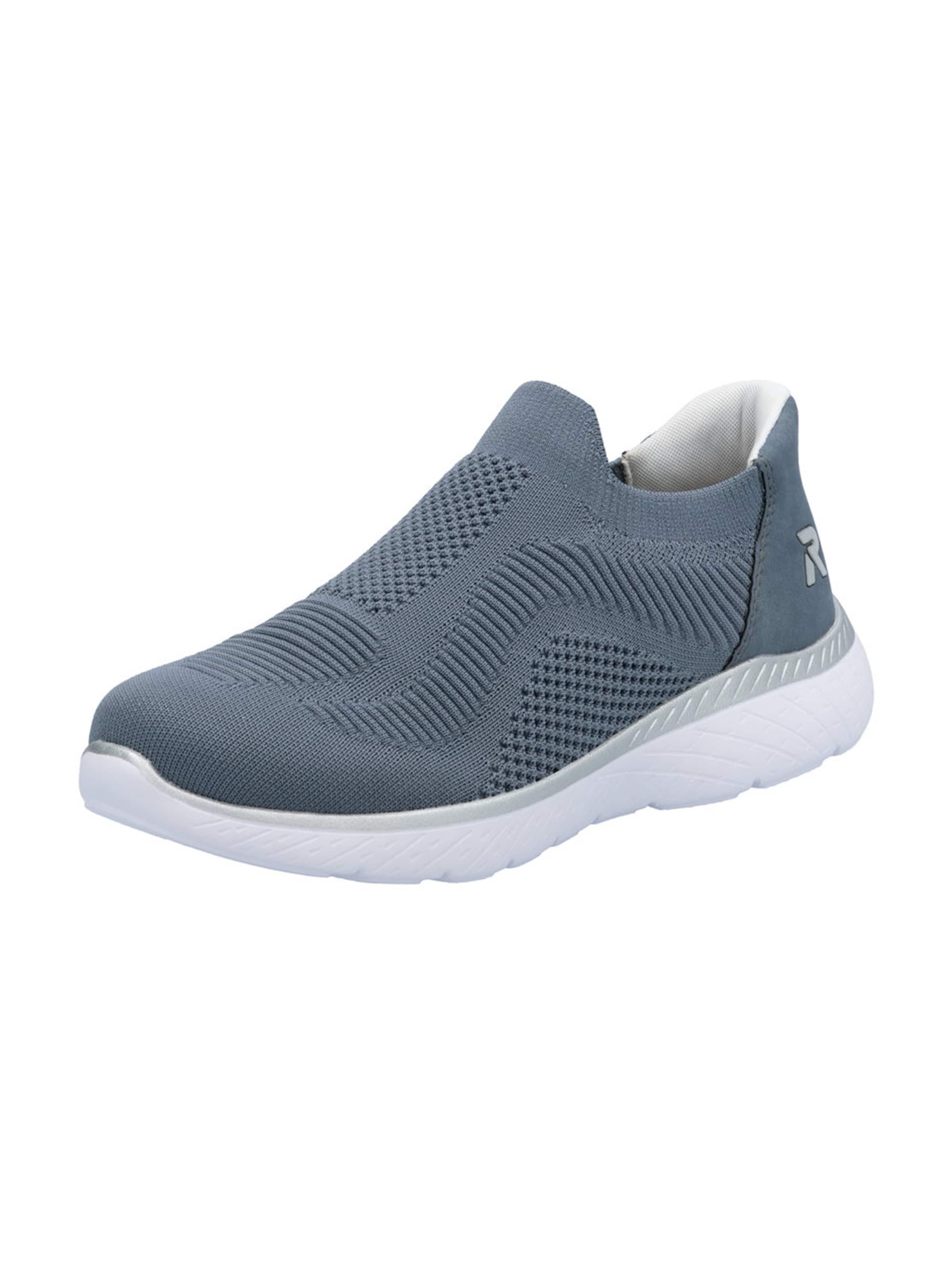 Rieker Sport Спортни обувки Slip On в синьо: отпред