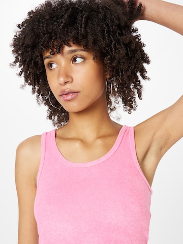 HOLLISTER Top 'BARE TERRY' in Roze