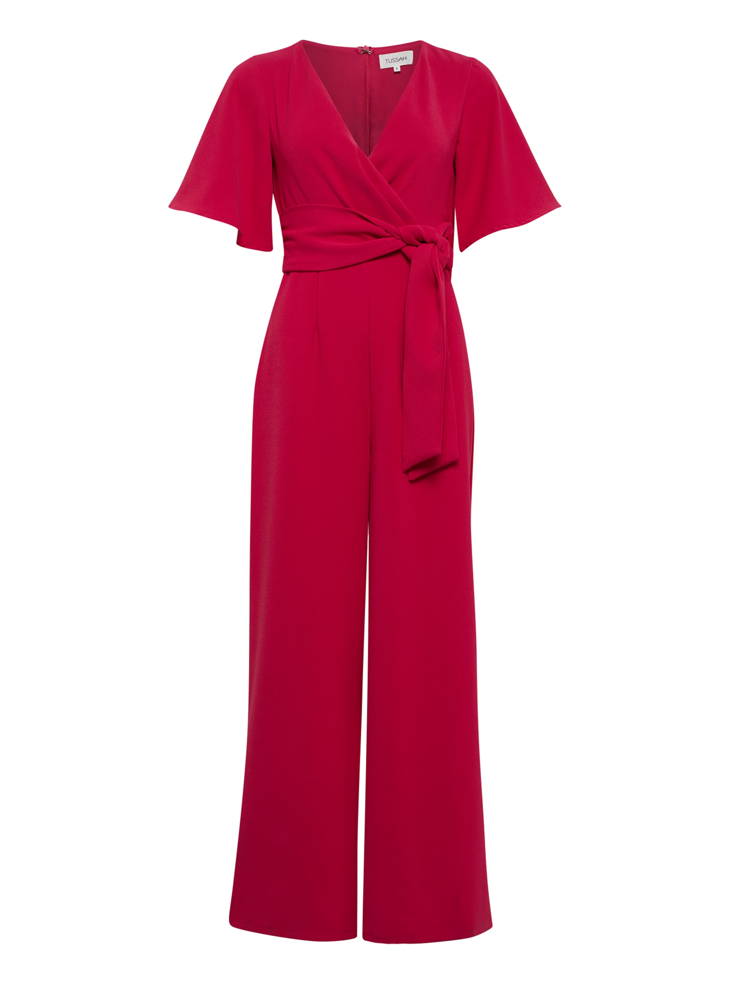 Tussah Jumpsuit 'CARIN ' in Pink: front