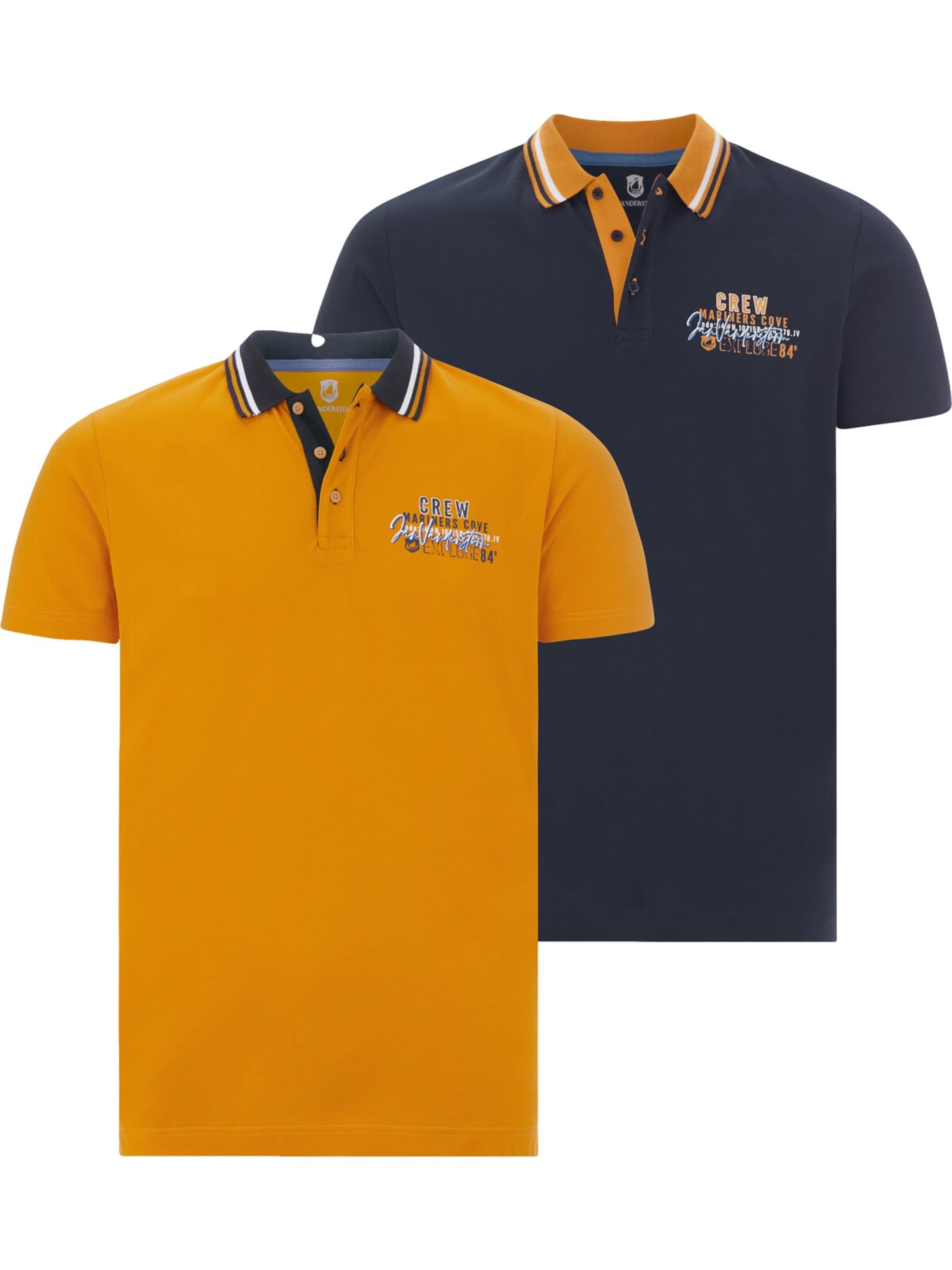 Jan Vanderstorm Shirt ' Teofil ' in Orange: front