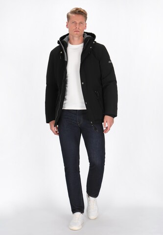 Veste fonctionnelle 'Anorak' Schmuddelwedda en noir