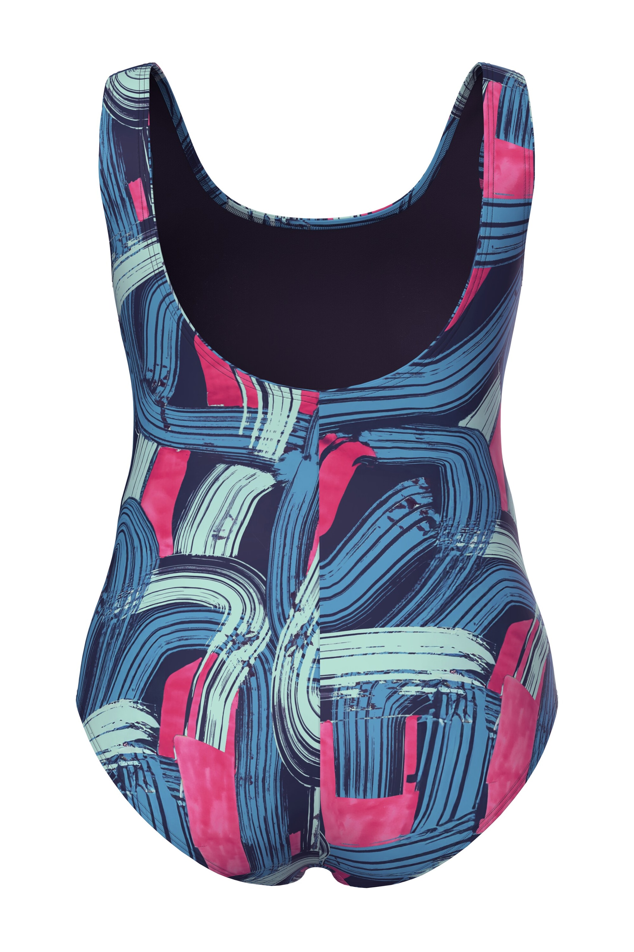 Ulla Popken Badpak in Blauw