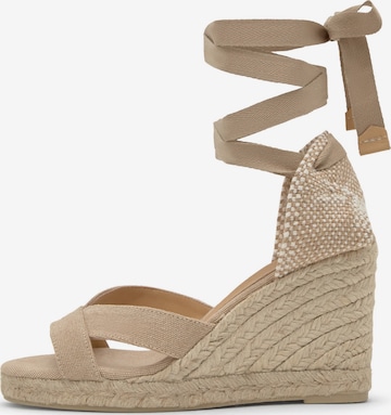 Castañer Sandaalit ' BAILEY ' värissä beige: etupuoli