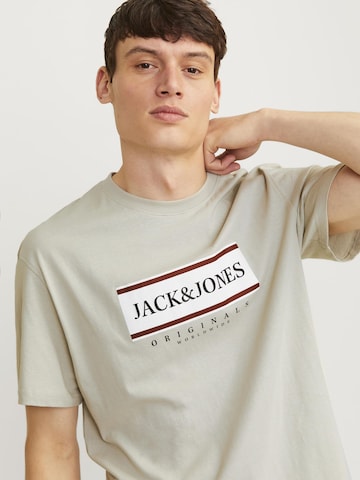 JACK & JONES T-Shirt 'JORFrederiksberg' in Grau