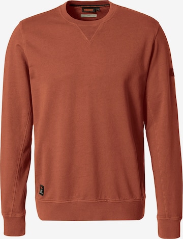 PIONEER Sweatshirt in Brown: front