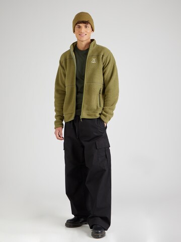 Haglöfs Funktionele fleece-jas 'Mossa' in Groen