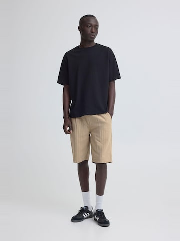 BLEND Regular Bandplooibroek 'BHMorgan' in Beige