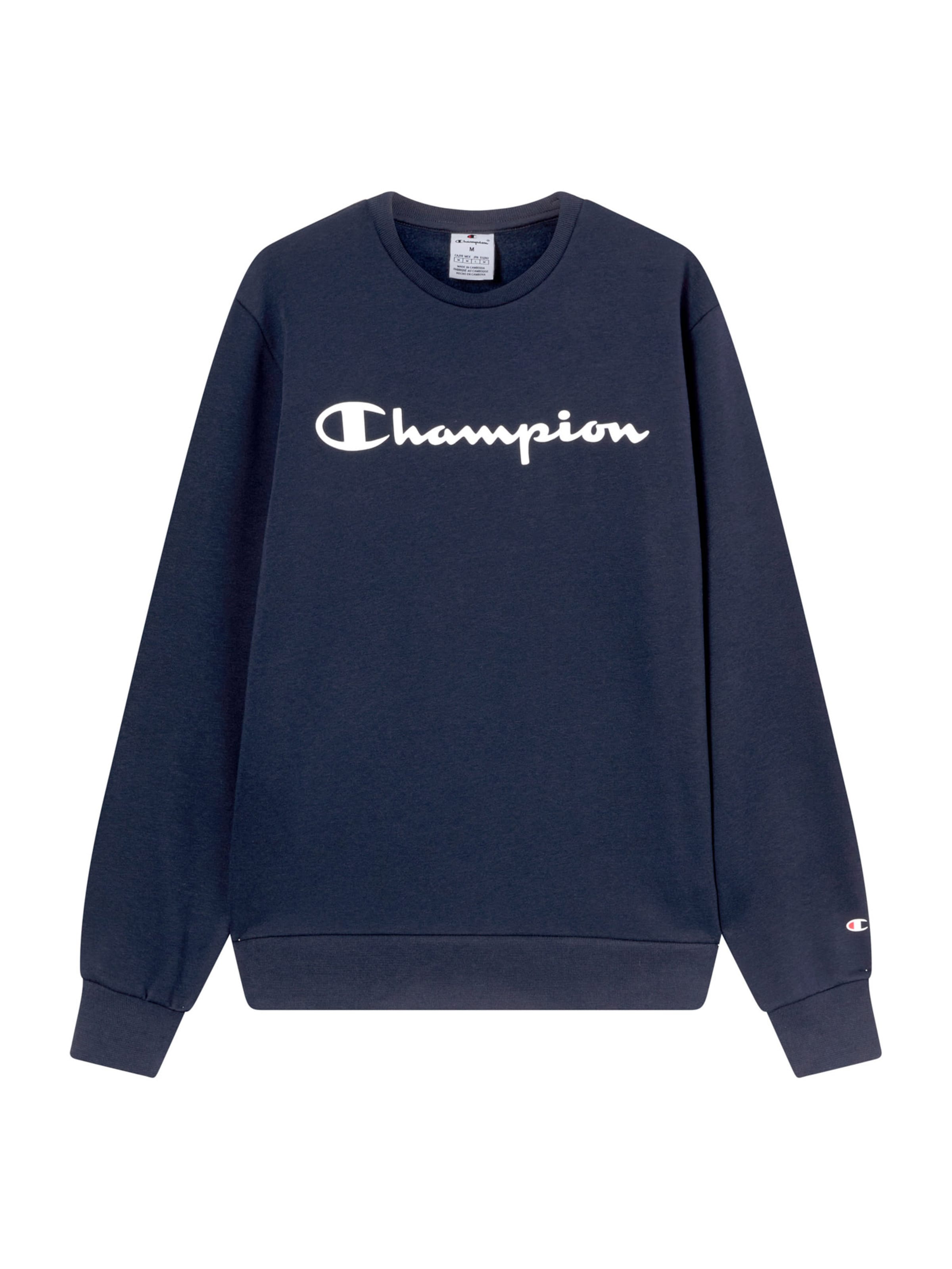Champion Authentic Athletic Apparel Sweatshirt in navy / weiß, Produktansicht