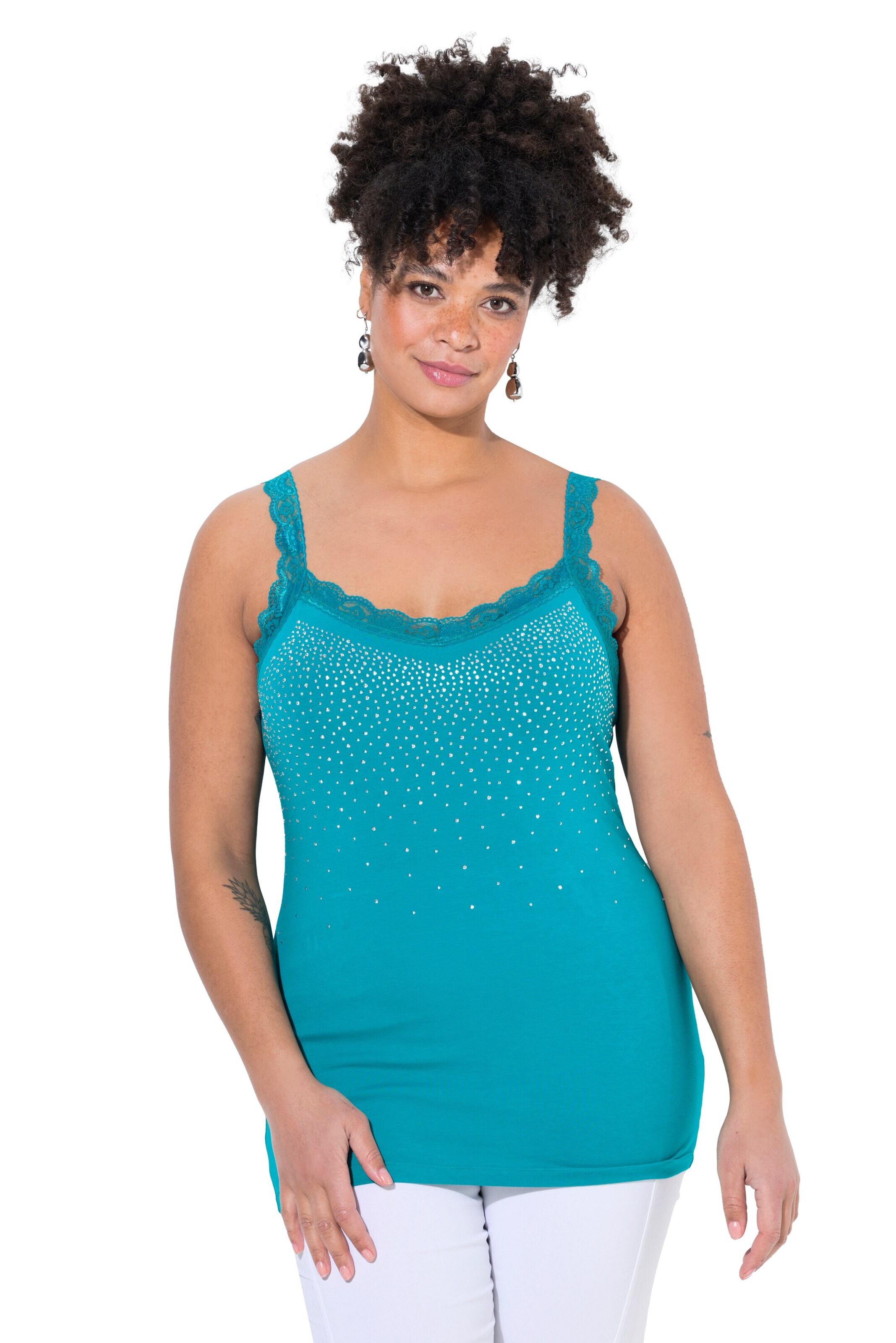 MIAMODA Top in Blue: front