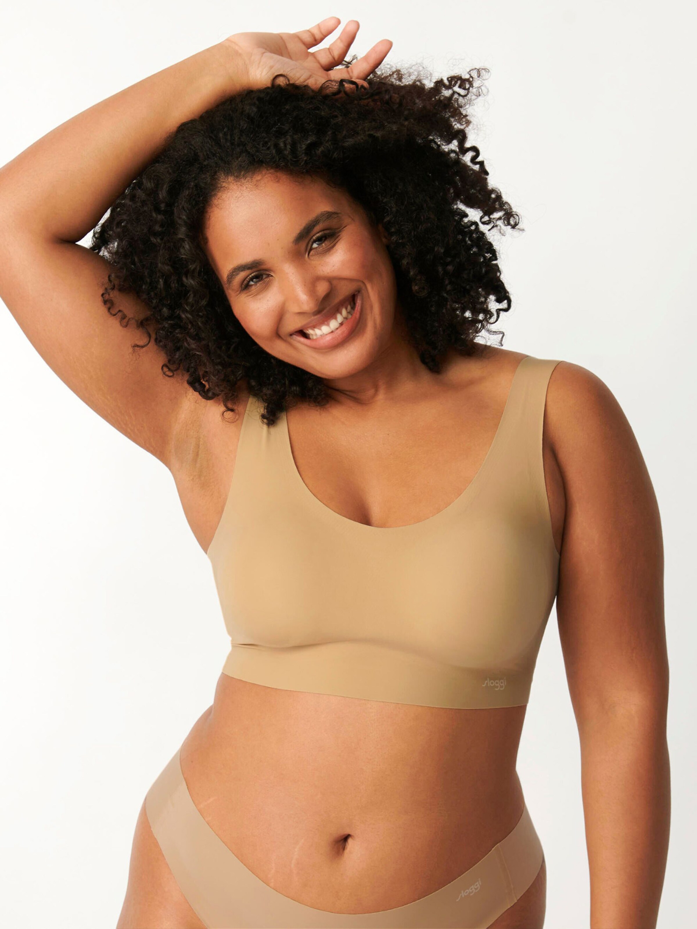 SLOGGI - Soutien Bustier Soutien ' ZERO Feel Top ' em amarelo