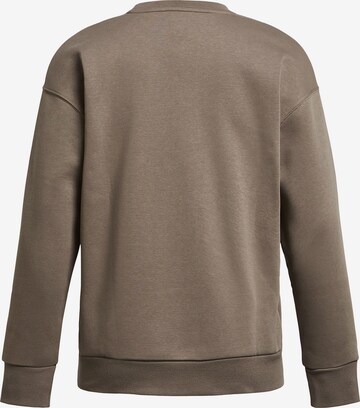 UNDER ARMOUR Sportief sweatshirt 'Essential' in Bruin