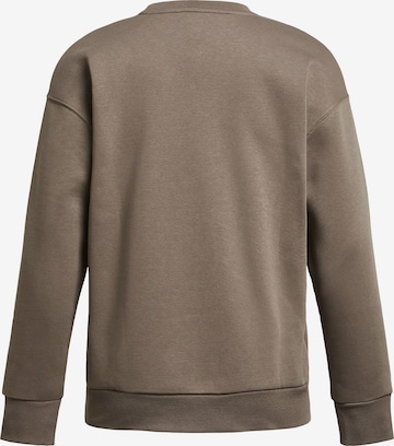 UNDER ARMOUR Athletic Sweatshirt 'Essential' in Brown