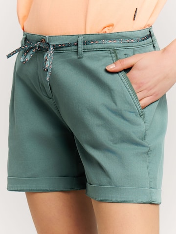 PROTEST Regular Pants 'PRTTulip' in Green