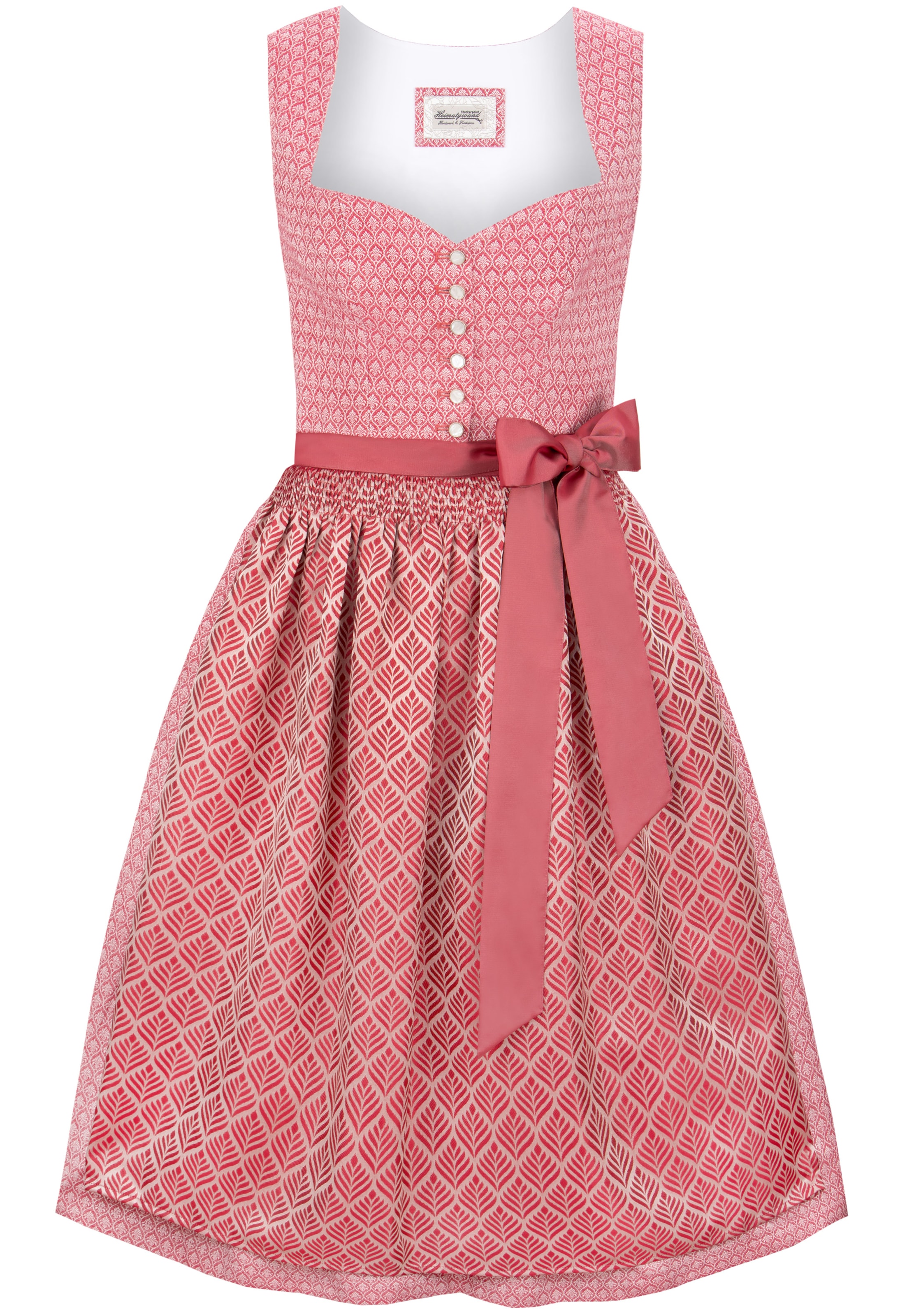 STOCKERPOINT Dirndl 'Daniela' in Rot: Vorderseite