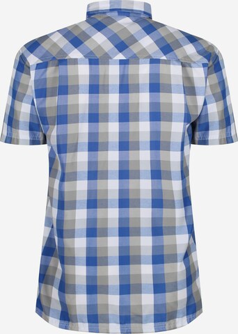 REGATTA Regular fit Athletic Button Up Shirt 'Kalambo III' in Blue