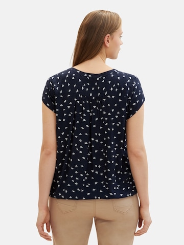 Tom Tailor Women + Bluse in Blau