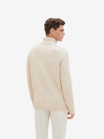 TOM TAILOR Sweater in Beige