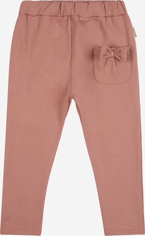 Coupe slim Pantalon 'Tit' Hust & Claire en marron : devant