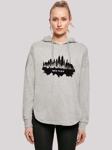 F4NT4STIC Sweatshirt 'Cities Collection' in Grey: front