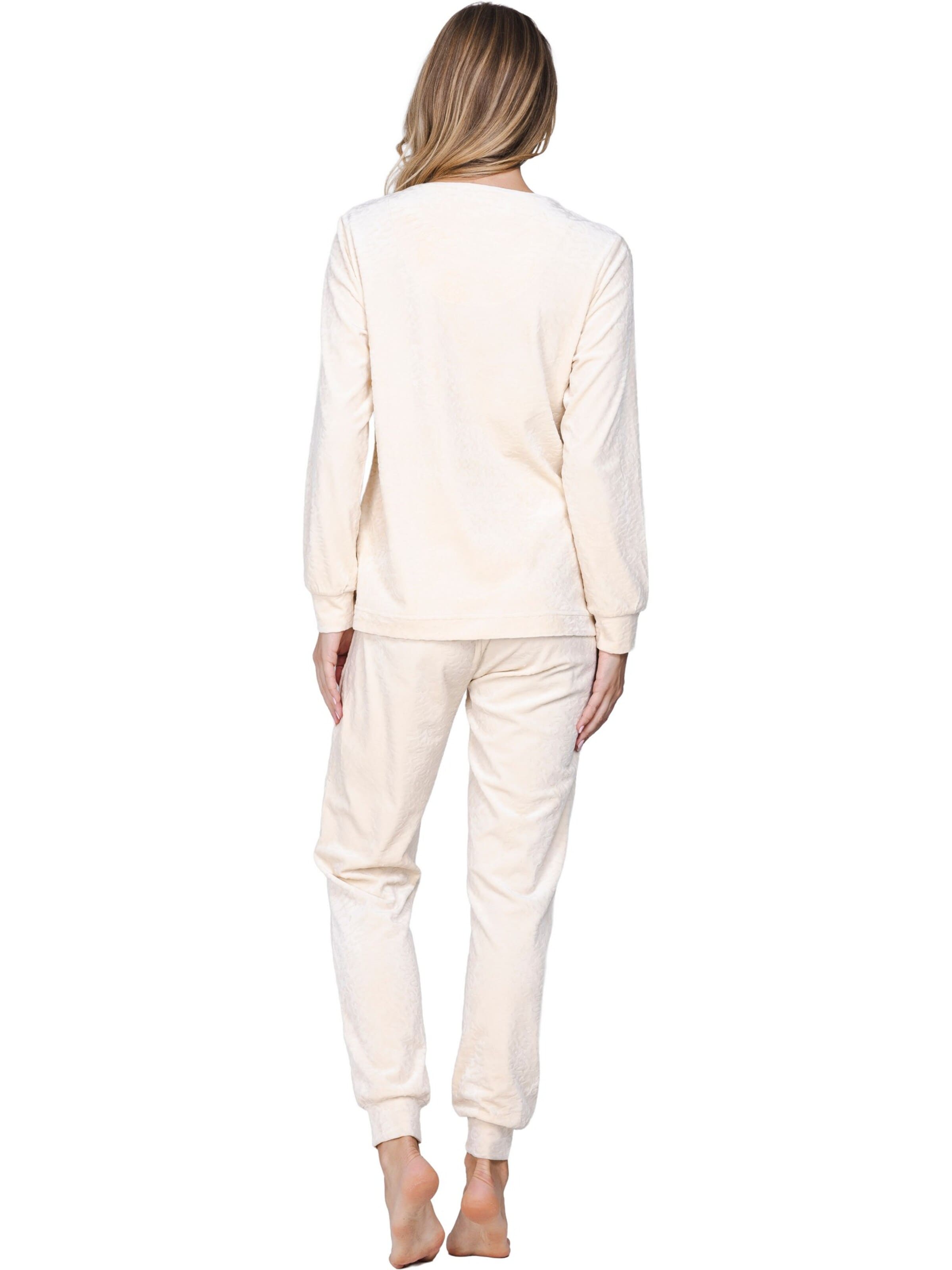 Pastunette Pyjama 'Softness' in Beige