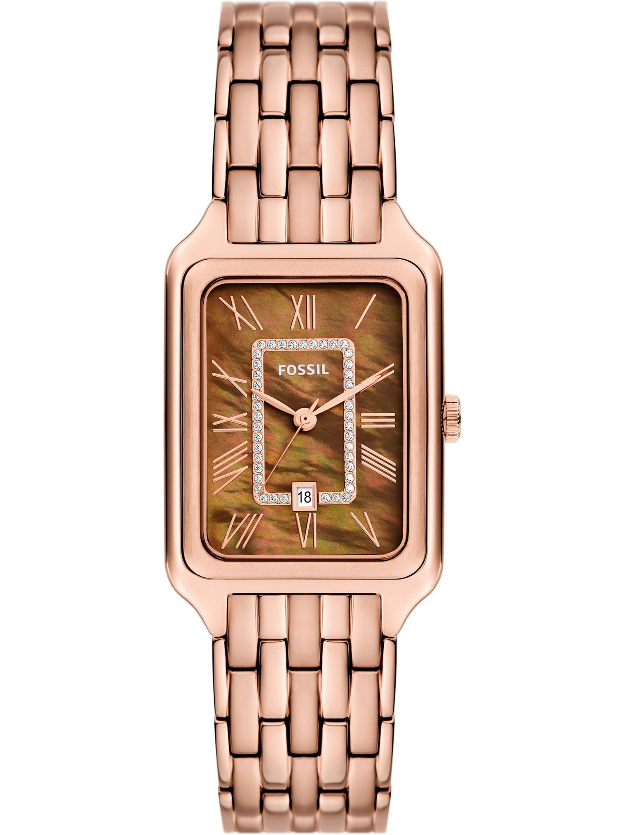 FOSSIL Αναλογικό ρολόι 'RAQUEL' σε ροζ