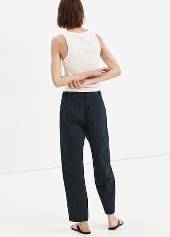 Barrel Pantaloni 'CANBERRA' de la MANGO pe albastru