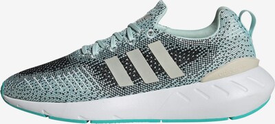 ADIDAS ORIGINALS Ниски маратонки 'Swift Run' в пастелно синьо / черно, Преглед на продукта