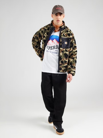 Maglietta 'Great Outdoors' di Superdry in bianco
