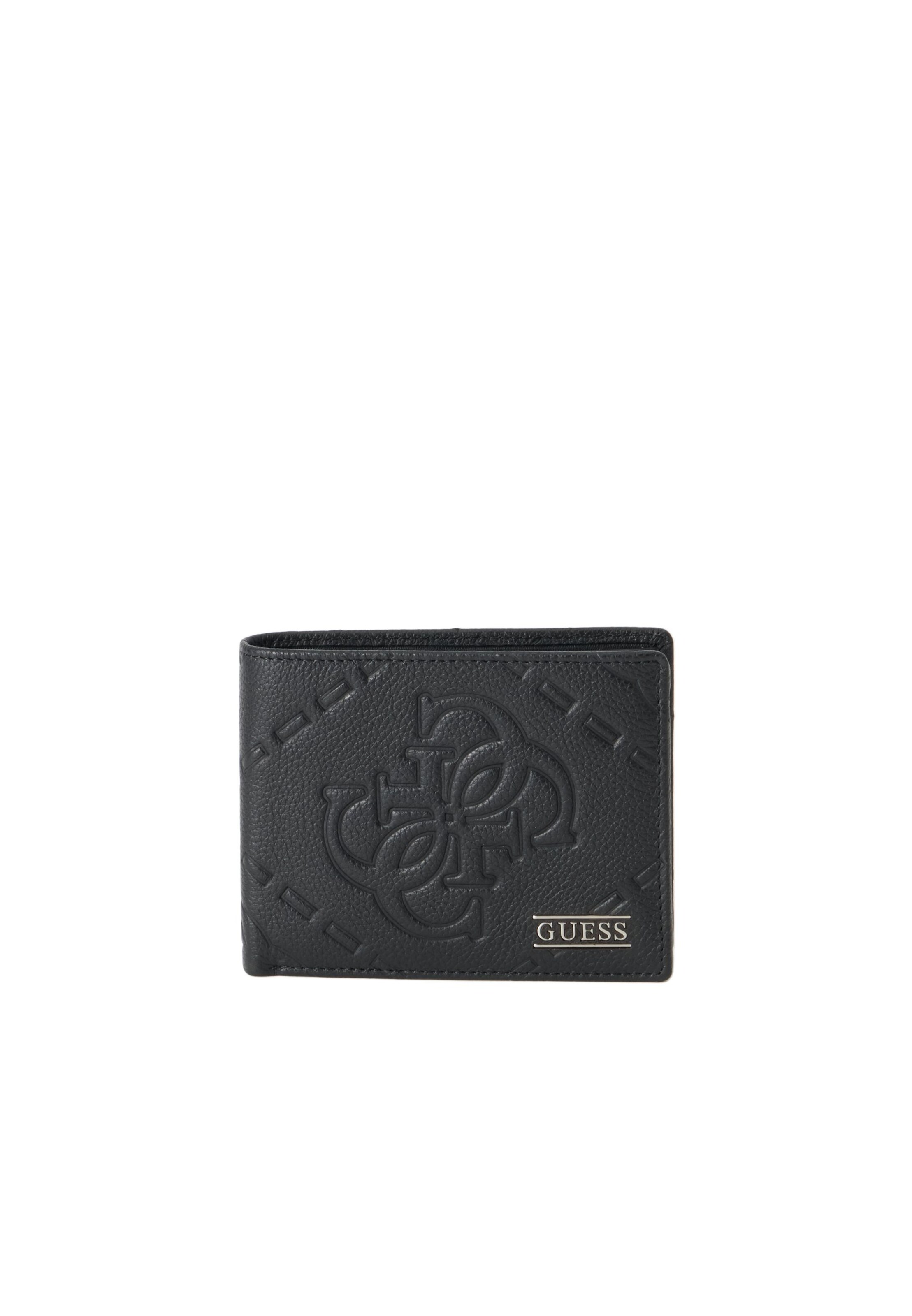GUESS - Carteiras 'BOSTON' em preto: frente