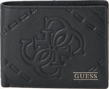 GUESS Wallet 'BOSTON' in Black: front