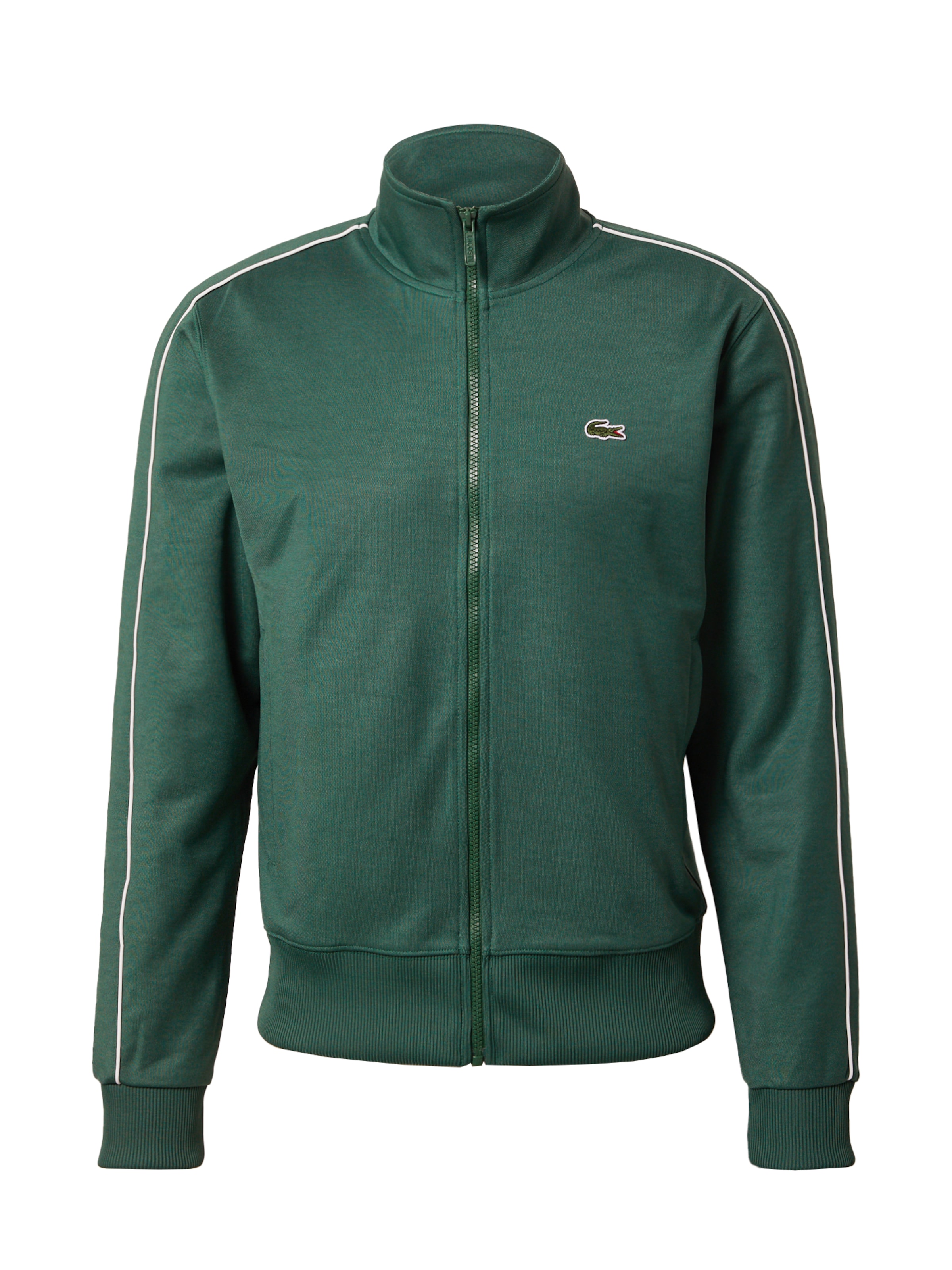 LACOSTE Sweatjacke in Grün: Vorderseite
