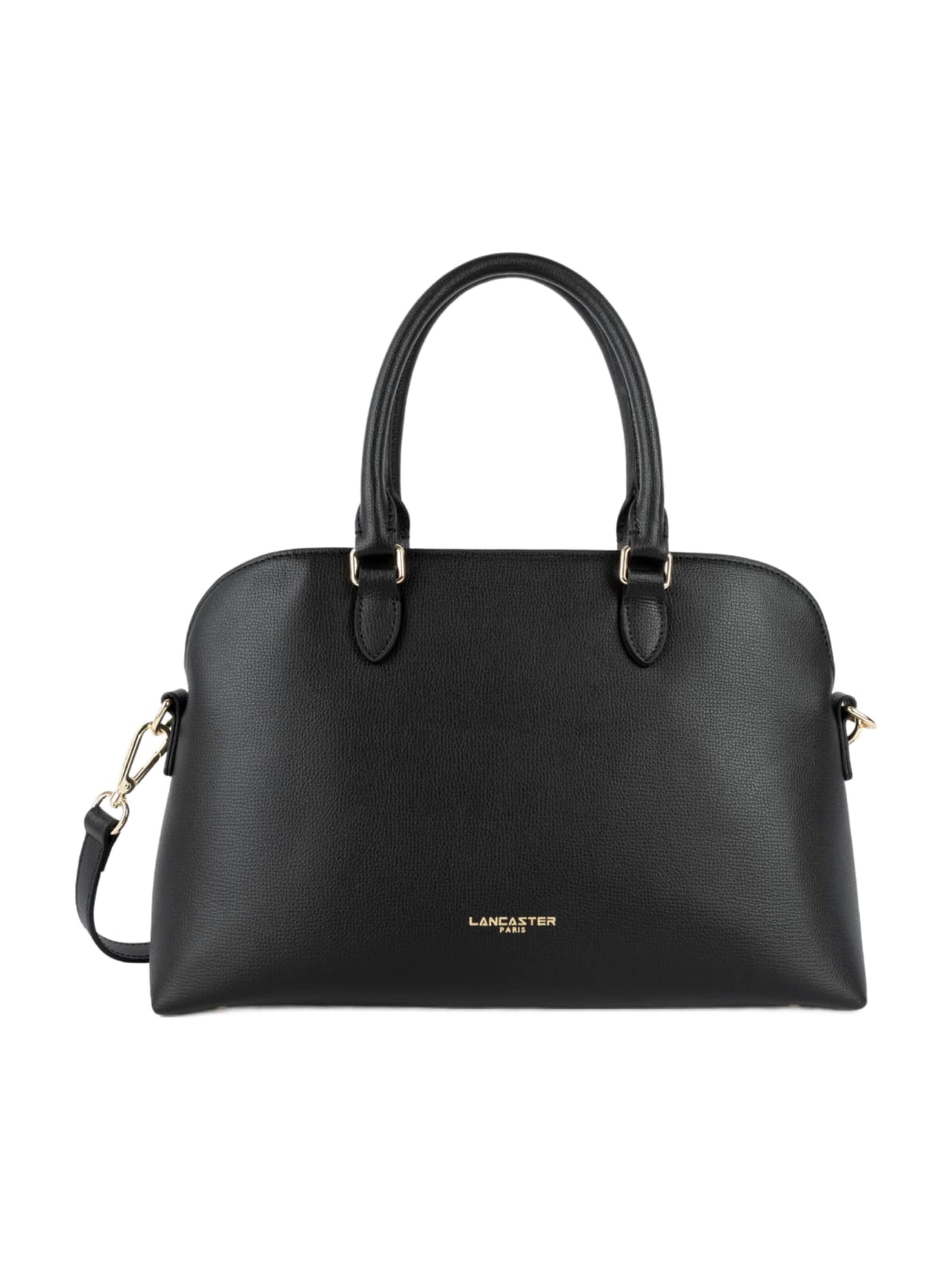 melns LANCASTER Paris Rokassomiņa 'Lancaster Sac demi lune Zippé Sierra Jia Noir': no priekšpuses
