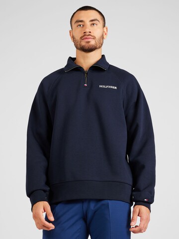 TOMMY HILFIGER Sweatshirt in Blauw: voorkant