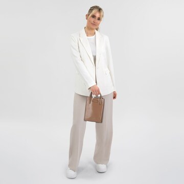 The Bridge Handbag in Brown: front