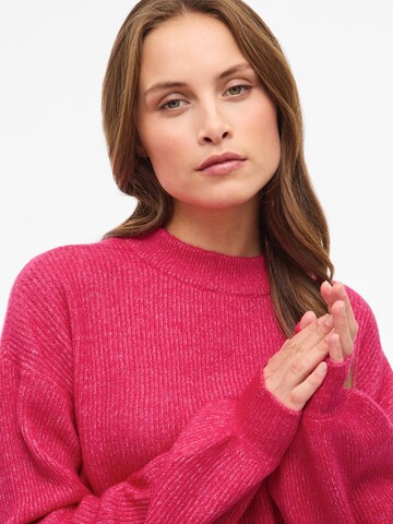 VILA Pulover | roza barva