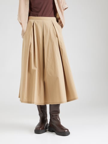 Jupe 'DONATA' Weekend Max Mara en beige : devant