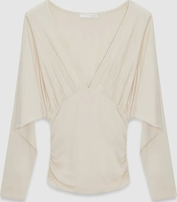 Camicia da donna di Dilvin in beige: frontale