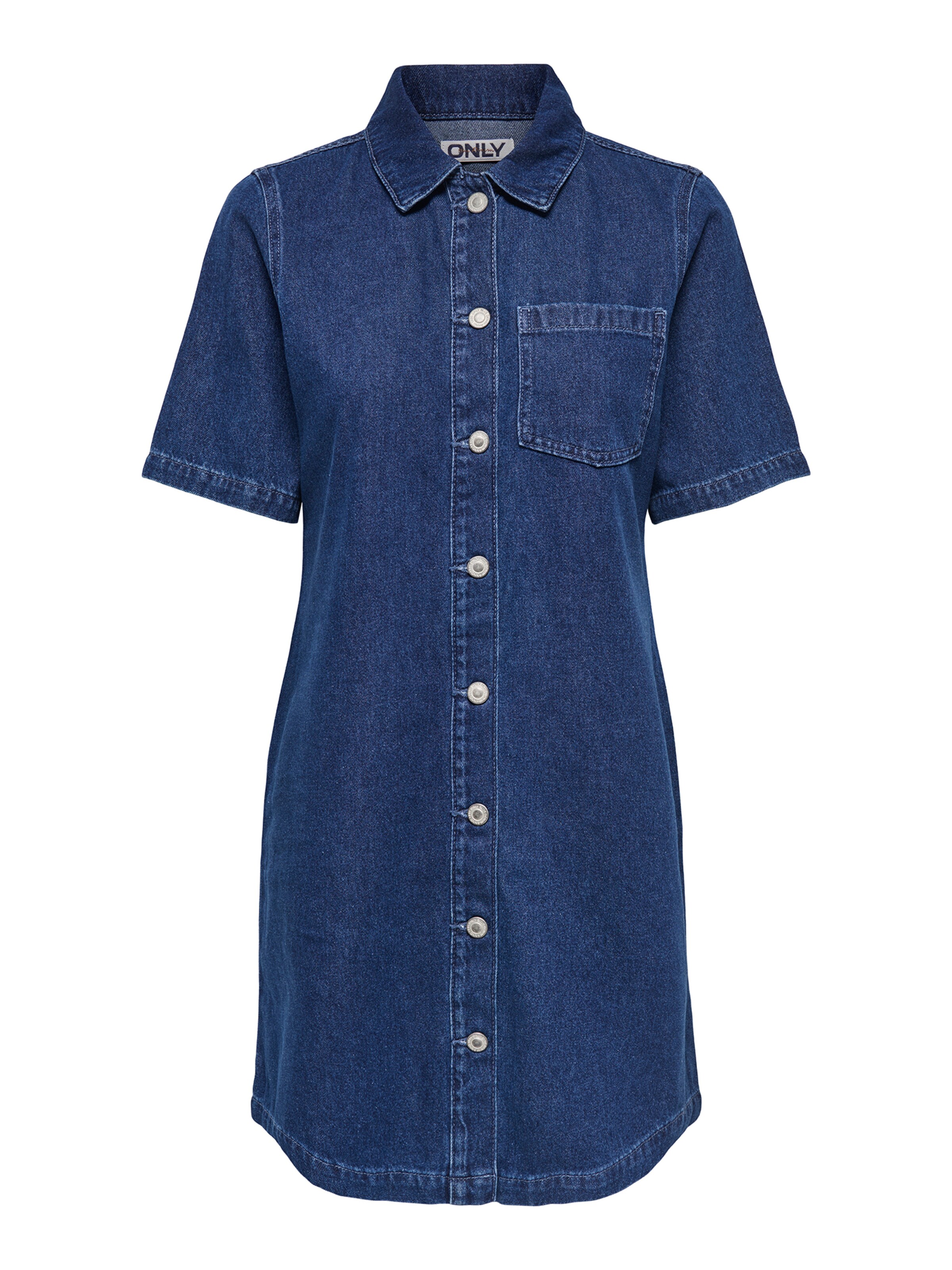 ONLY Платье-рубашка 'ONLMILLE' в Синий: спереди