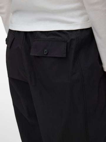 VERO MODA Wide leg Broek 'VMJose' in Zwart