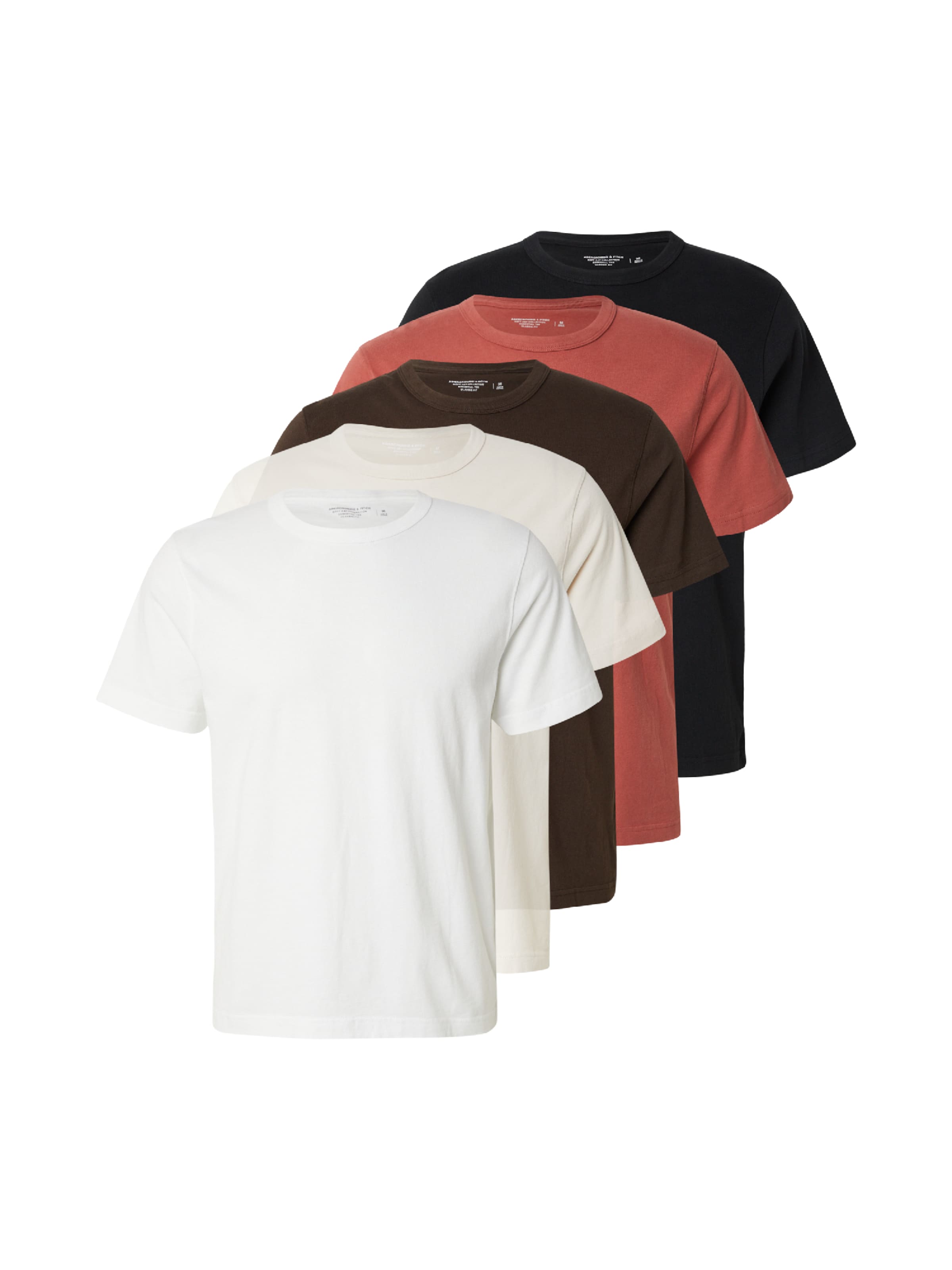 Abercrombie & Fitch Μπλουζάκι 'CLASSIC ESSENTIAL' σε καφέ: μπροστά