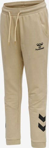 Hummel Tapered Workout Pants 'Nuette' in Beige