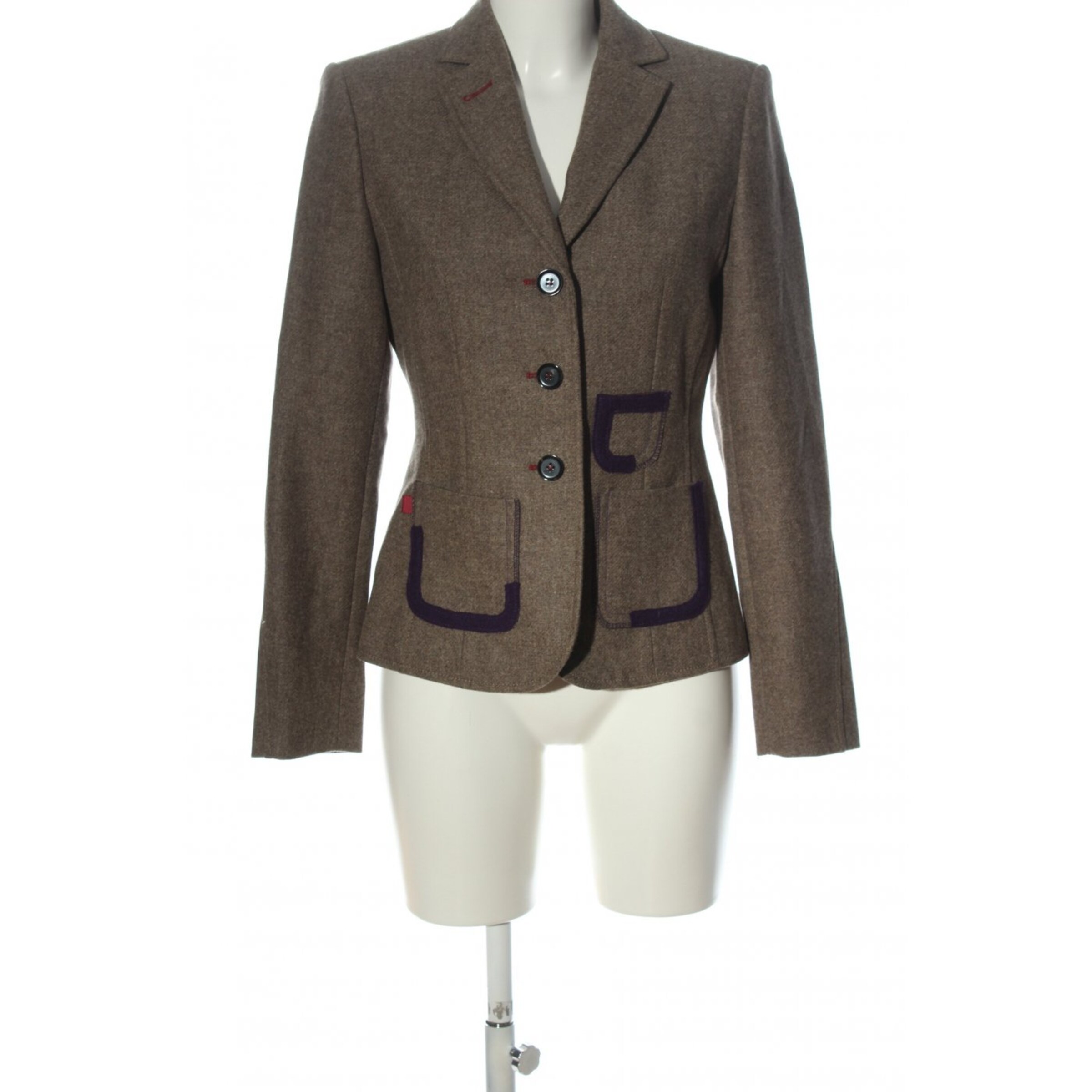 Cassani Kurz-Blazer in S in braun | ABOUT YOU