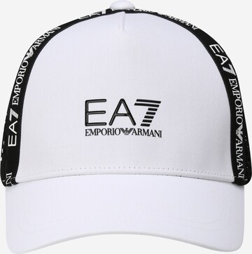 EA7 Emporio Armani Czapka z daszkiem w kolorze czarny