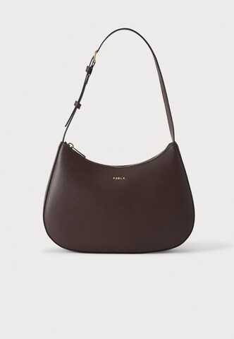 FURLA Schultertasche MARGOT' in Braun: Vorderseite