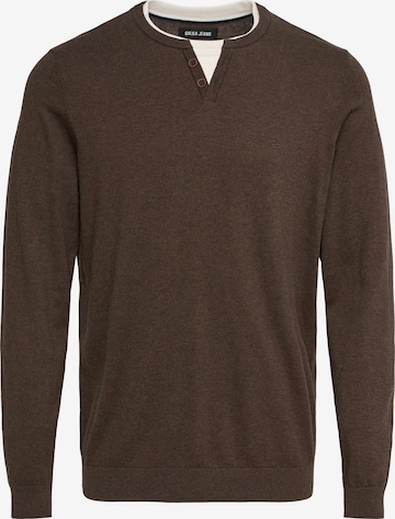 Salsa Jeans Pullover in Braun: Vorderseite