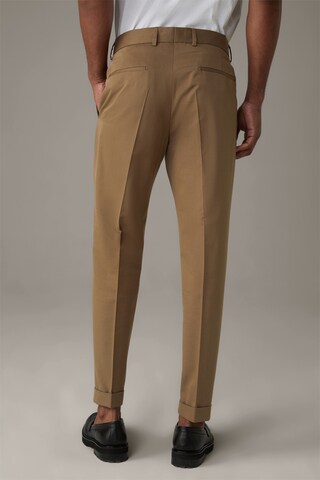 Loosefit Pantalon à plis ' Luc ' STRELLSON en beige