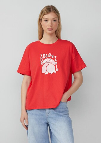 QS Shirt in Rot: Vorderseite