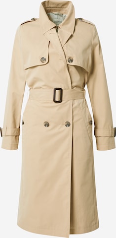 ESPRIT Between-Seasons Coat in Beige: front